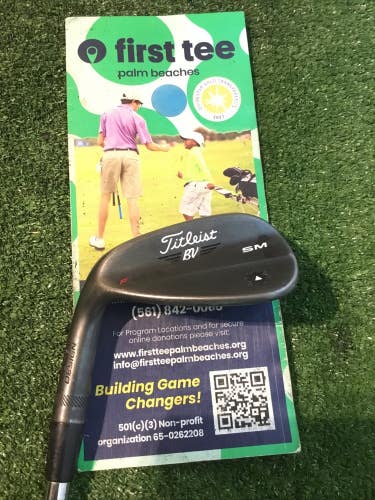 Titleist Left Handed Vokey Design SM6 F Grind 46* Pitching Wedge Stiff AMT Steel