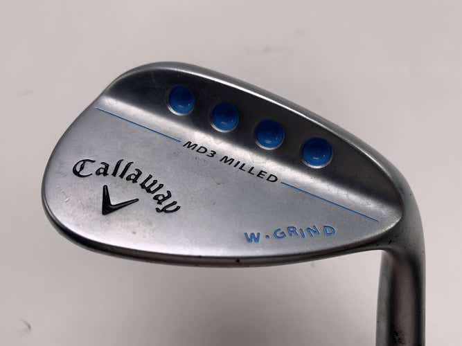 Callaway MD3 Milled Chrome W-Grind Sand Wedge SW 56* 12 W-Grind 50g Womens RH