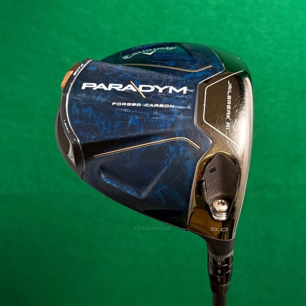 Callaway Paradym 9 Driver Aldila Rogue Silver 130 MSI 60-S Graphite Stiff w/HC
