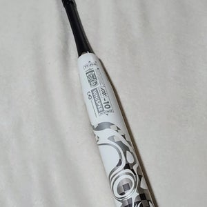 NEW DeMarini Whisper 33"/23oz (-10) Composite Fastpitch Softball Bat 2023 White/Silver/Black/Bronze