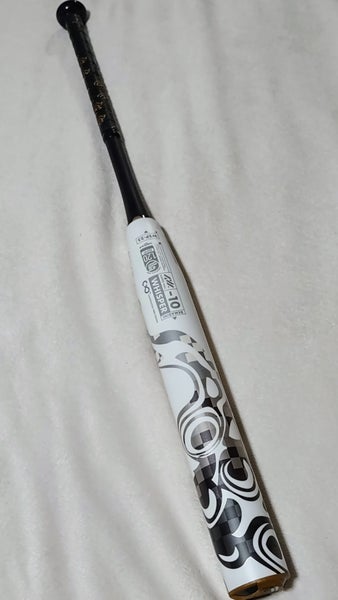 NEW DeMarini Whisper 33"/23oz (-10) Composite Fastpitch Softball Bat 2023 White/Silver/Black/Bronze