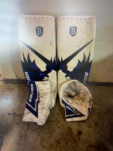 34" 2023 Bauer Hyperlite 2 Digiprint Regular Goalie Full Set Pro Stock (Used)