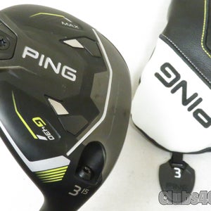 PING G430 Max Fairway 21°  7 Wood Alta CB 65 Black Regular Flex +Cover