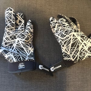 Black Large Youth Cutters Gloves (Used)