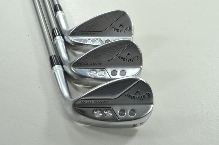 Callaway Jaws Raw Chrome 50*,56*,60* Wedge Set Right Catalyst Graphite # 199398