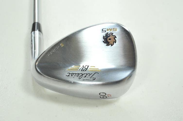 Titleist Vokey SM5 Tour Chrome 60*-07 Wedge RH Project X Rifle 6.0 Steel #199587