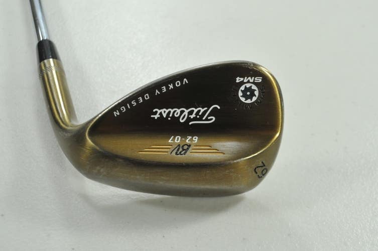 Titleist Vokey SM4 Gold Nickel 62*-07 Wedge Right DG S400 Stiff Steel # 199589