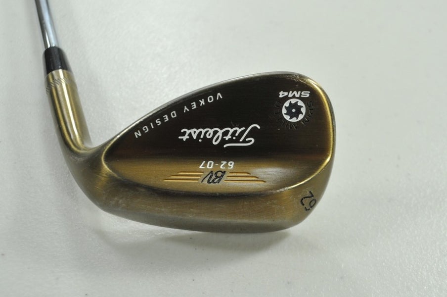 Titleist Vokey SM4 Gold Nickel 62*-07 Wedge Right DG S400 Stiff Steel # 199589