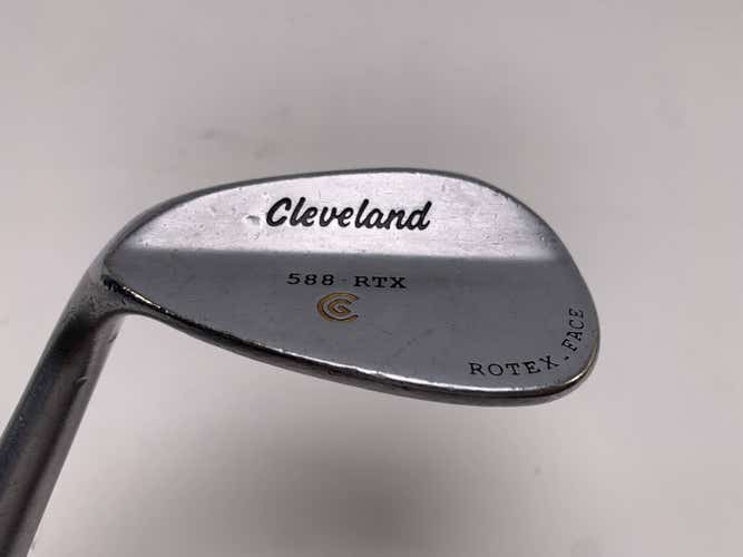 Cleveland 588 RTX CB Satin Chrome Gap Wedge GW 52* 10 True Temper DG Mens LH