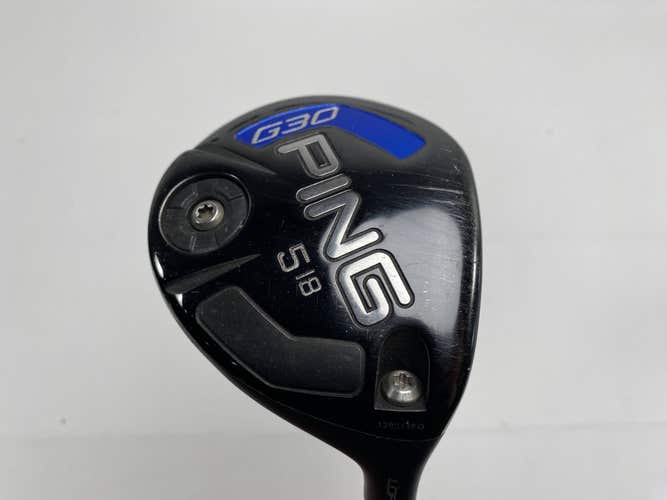 Ping G30 5 Fairway Wood 18* TFC 80 F Lite Senior Graphite Mens RH