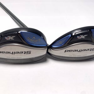 Callaway Steelhead XR 5 & 6 Hybrid Set 25* 28* Ozik Program F15 50g Ladies RH