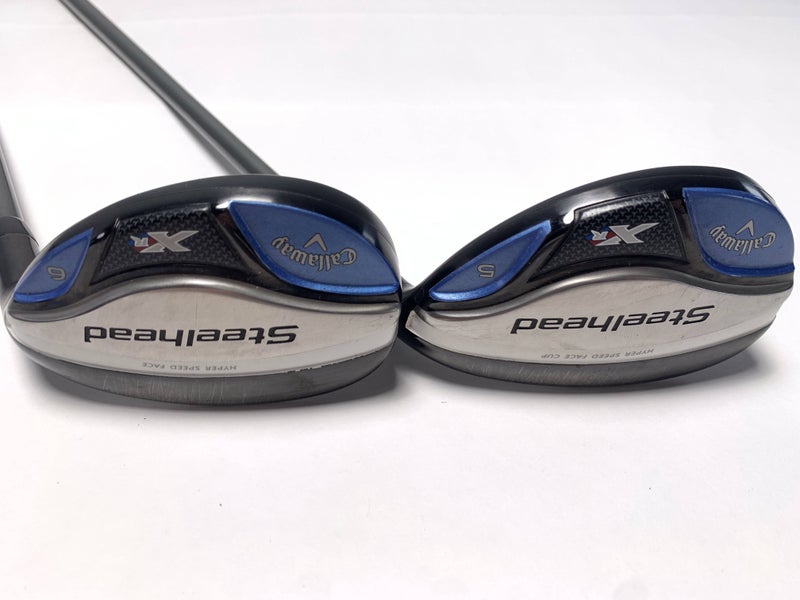 Callaway Steelhead XR 5 & 6 Hybrid Set 25* 28* Ozik Program F15 50g Ladies RH