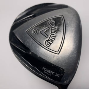 Callaway Razr X Black 3 Fairway Wood 15* 60g Regular RH Midsize Grip