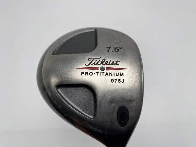 Titleist 975 J Driver 7.5* Stiff Graphite Mens RH