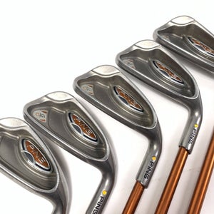 Ping G10 Iron Set 6-PW Yellow Dot TFC 129 I Regular Graphite Mens RH
