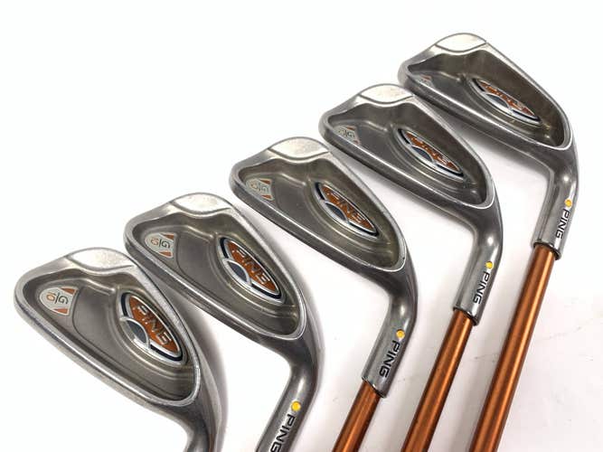 Ping G10 Iron Set 6-PW Yellow Dot TFC 129 I Regular Graphite Mens RH