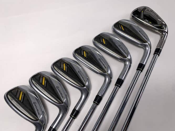TaylorMade RocketBladez Iron Set 4-PW KBS Tour Stiff Steel Mens RH