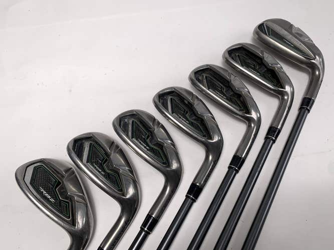 TaylorMade RocketBallz Iron Set 5-PW+AW RBZ Senior Graphite Mens RH