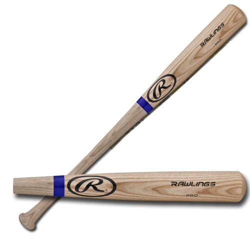 Rawlings | ADIRONDACK PRO Wood Bat | Ash | 34" | Royal Stripe | Autograph Ready | SUPER FAST SHIP