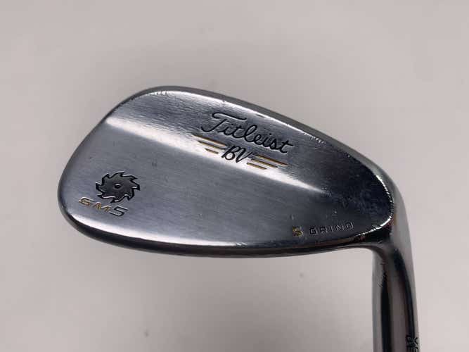 Titleist Vokey SM5 Tour Chrome Sand Wedge SW 54* 10 Bounce S-Grind Wedge Mens RH