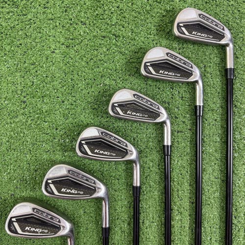 Cobra King F8 Carbon FT Iron Set 5-PW Stock Graphite Regular Flex Right Handed