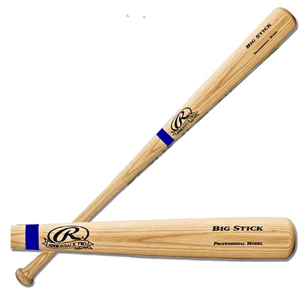 Rawlings | ADIRONDACK Big Stick Bat | Ash | 34" | Royal Stripe | Autograph Ready | SUPER FAST SHIP