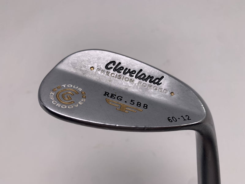 Cleveland 588 Tour Satin Chrome Lob Wedge LW 60* 12 Wedge Steel Mens RH