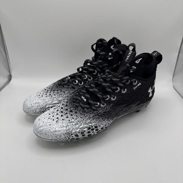 Under Armour Spotlight Clone MC Football Cleats Black 3026343-001 US Sz 11.5