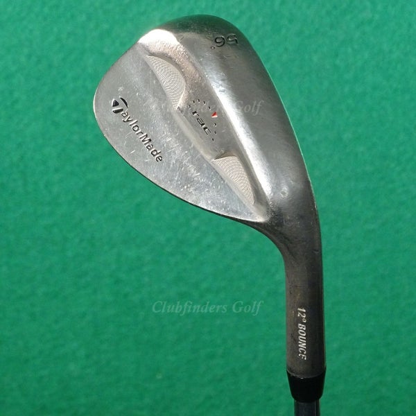 TaylorMade RAC Chrome 56-12 56 Sand Wedge Stepped Steel Wedge Flex