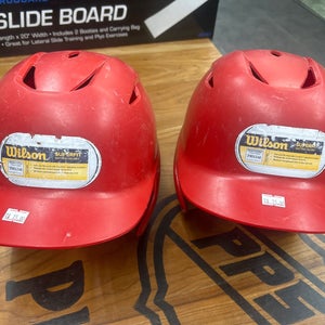 ONE-Wilson Batting Helmet 6 1/8-7 1/2. Red