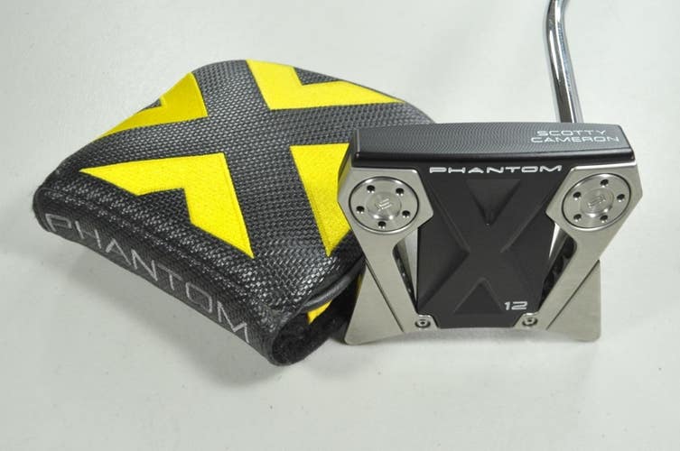 Titleist 2022 Scotty Cameron Phantom X 12 34" Putter RH Steel with Cover #199429
