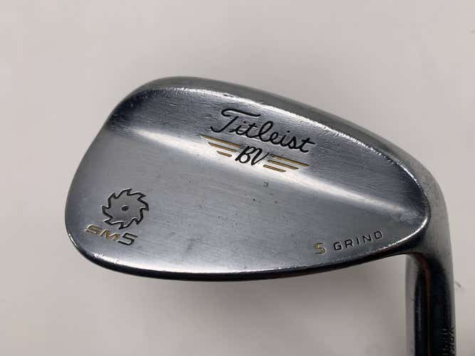 Titleist Vokey SM5 Tour Chrome Sand Wedge SW 54* 10 S-Grind Wedge Steel Mens RH