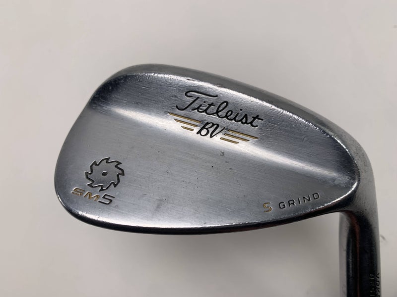 Titleist Vokey SM5 Tour Chrome Sand Wedge SW 54* 10 S-Grind Wedge Steel Mens RH