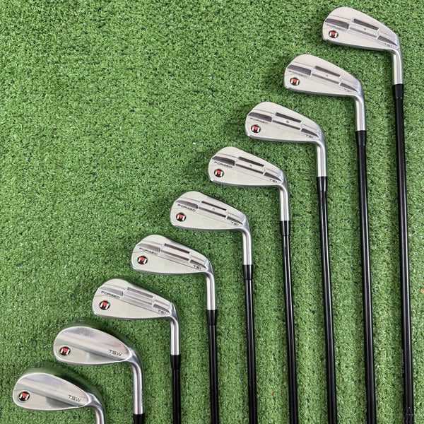 Maltby TS1 TSW Combo Iron Set 5-PW GW 54 58 Fujikura Vista Pro 1R -1.5 Short