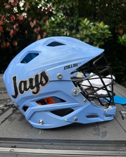 STX Stallion 650 Helmet (Used) Johns Hopkins Baby Blue "JAYS" edition