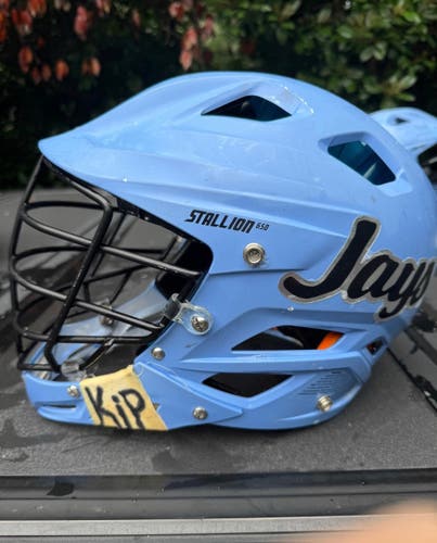 STX Stallion 650 Helmet (Used) Johns Hopkins Baby Blue "JAYS" edition