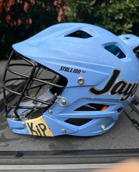 STX Stallion 650 Helmet (Used) Johns Hopkins Baby Blue "JAYS" edition
