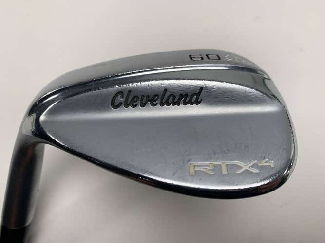 Cleveland RTX 4 Tour Satin Lob Wedge LW 60* 3 UST Mamiya Recoil ES Wedge Mens LH