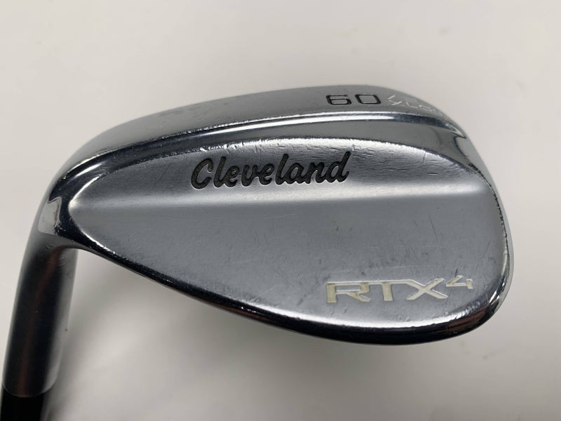 Cleveland RTX 4 Tour Satin Lob Wedge LW 60* 3 UST Mamiya Recoil ES Wedge Mens LH