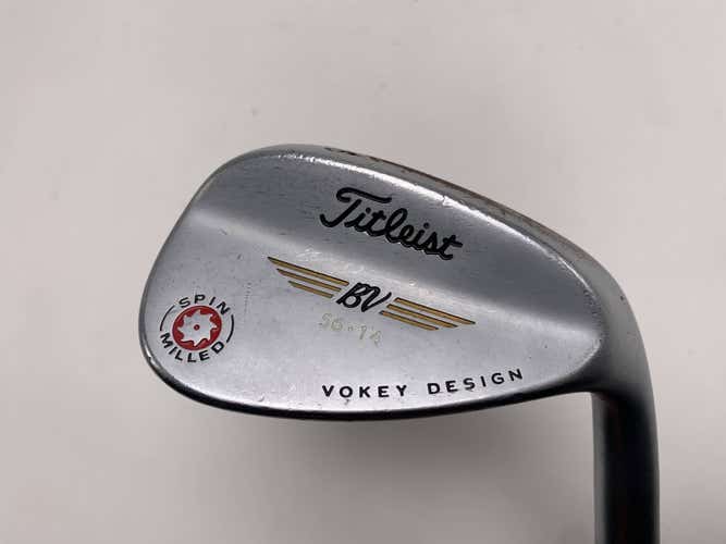 Titleist Vokey Spin Milled Chrome 2009 Sand Wedge SW 56* 14 Wedge Steel Mens RH