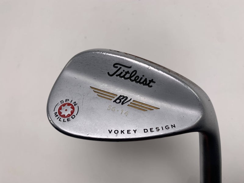 Titleist Vokey Spin Milled Chrome 2009 Sand Wedge SW 56* 14 Wedge Steel Mens RH