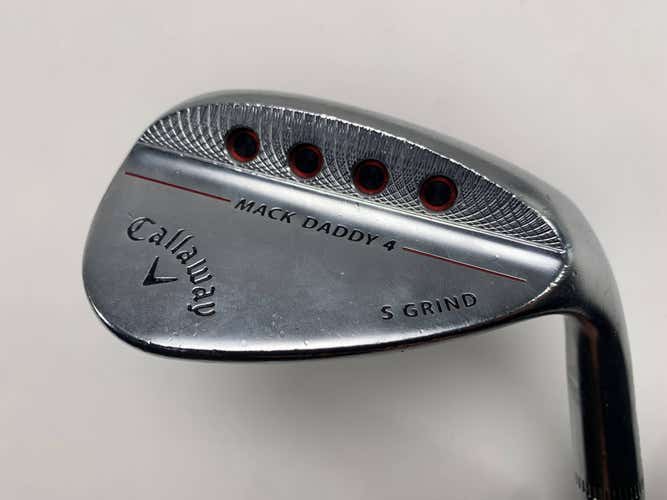 Callaway Mack Daddy 4 Chrome Sand Wedge 56* 10 S-Grind UST Mamiya Recoil F3 RH
