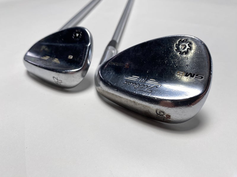 Titleist Vokey SM6 Tour Chrome Wedge Set 52* 12 56* 10 Wedge Steel Mens RH