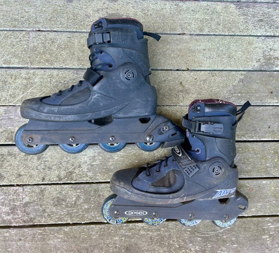 Oxygen Inline Skates Regular Size 27.5 (Used)