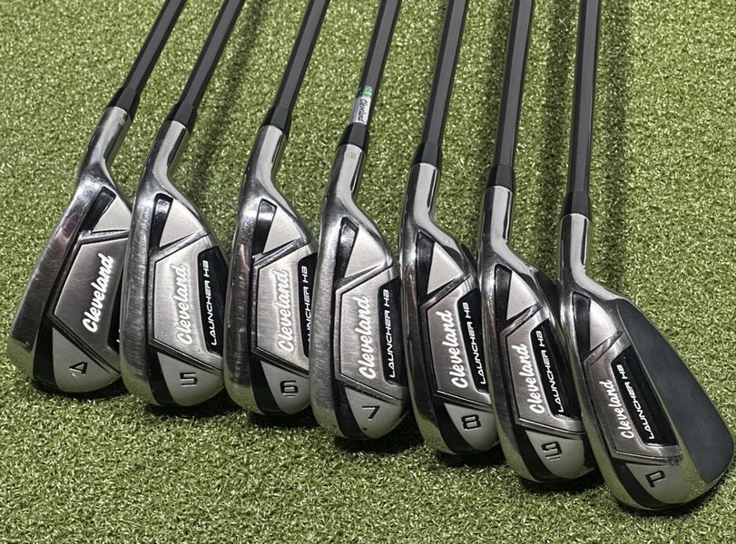 Cleveland Launcher HB Iron Set 4-PW Graphite Miyazaki Regular Flex w/ Covers