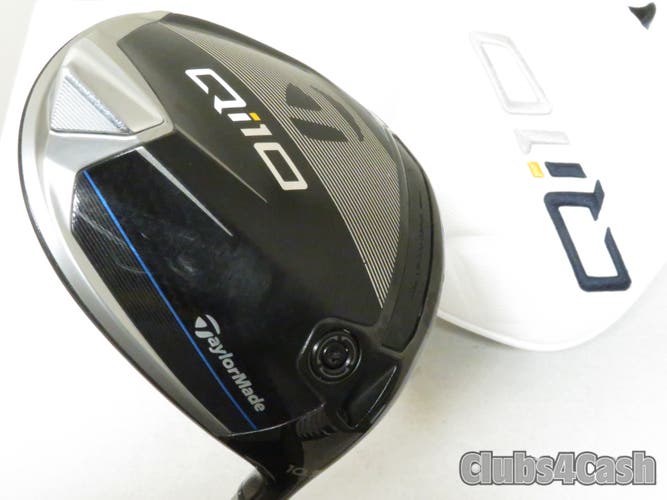 Taylormade Qi10 LS Driver 10.5 UST Mamiya HeLIUM 5 F3 Regular Flex +Cover