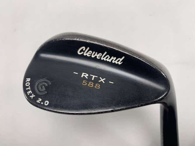 Cleveland 588 RTX 2.0 Black Satin Gap Wedge GW 52* True Temper DG Steel Mens RH