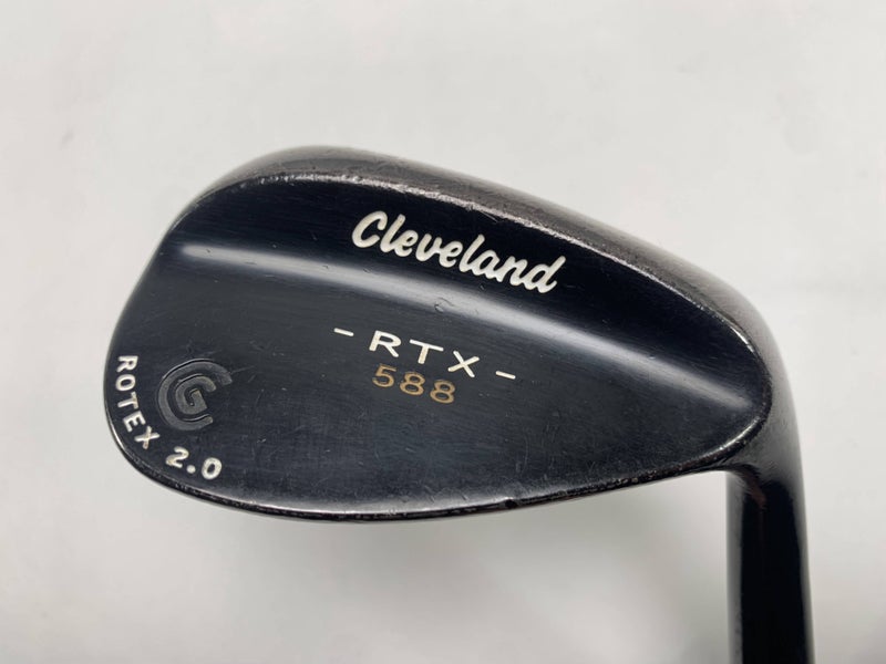Cleveland 588 RTX 2.0 Black Satin Gap Wedge GW 52* True Temper DG Steel Mens RH