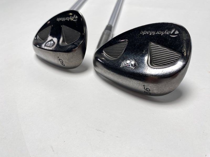 TaylorMade Rac TP MB Smoke Wedge Set 56* 60* Wedge Steel Mens RH