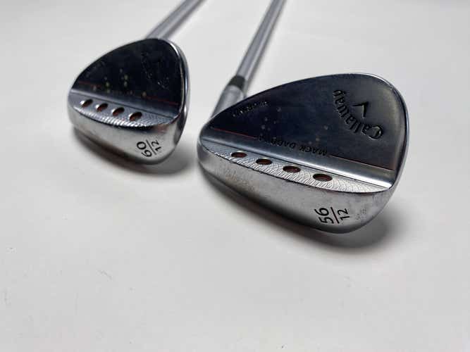 Callaway Mack Daddy 4 Chrome Wedge Set 56* 12 60* 12 TT DG S200 Wedge Mens RH